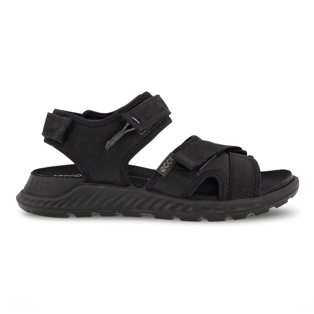 Sandalias Mujer - ECCO Exowrap 3S Velcro - Negros - FZY730694